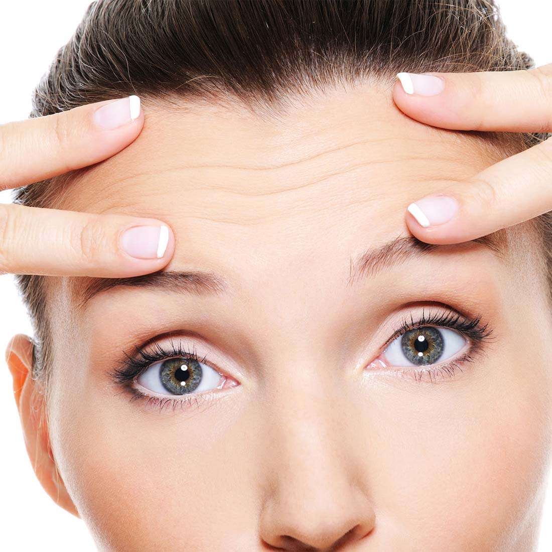 forehead wrinkles reduction